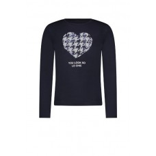 Le Chic NORA big heart T-shirt C208-5403